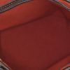 Sac cabas Louis Vuitton petit Bucket en toile damier et cuir marron - Detail D2 thumbnail