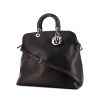 Dior Granville large model shoulder bag in black grained leather - 00pp thumbnail