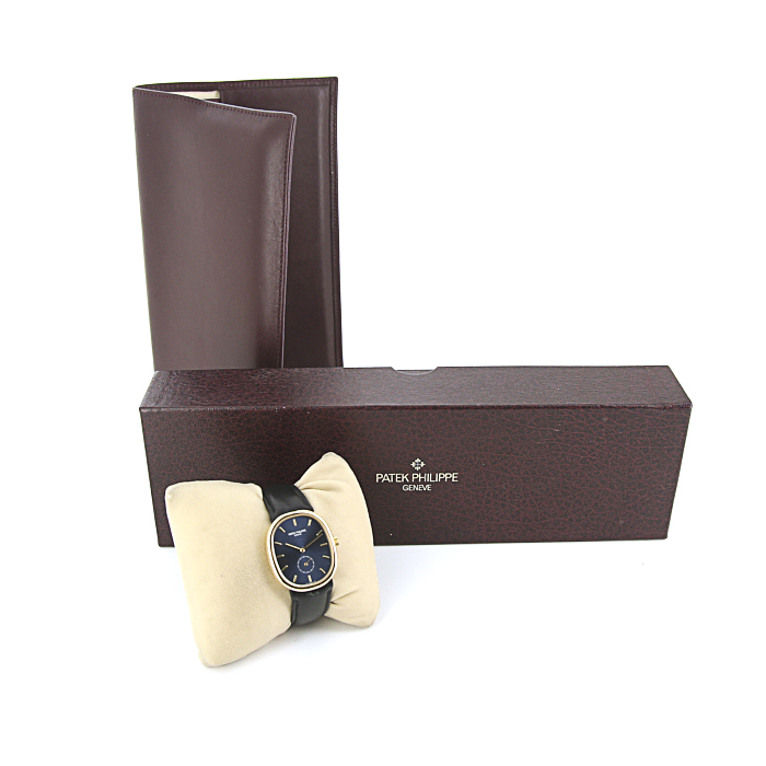 Reloj Patek Philippe Ellipse de oro amarillo Ref : 3918 Circa  1999 - Detail D2