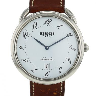 Montre Hermes Arceau en acier Ref :  AR4.810  Vers  2007
