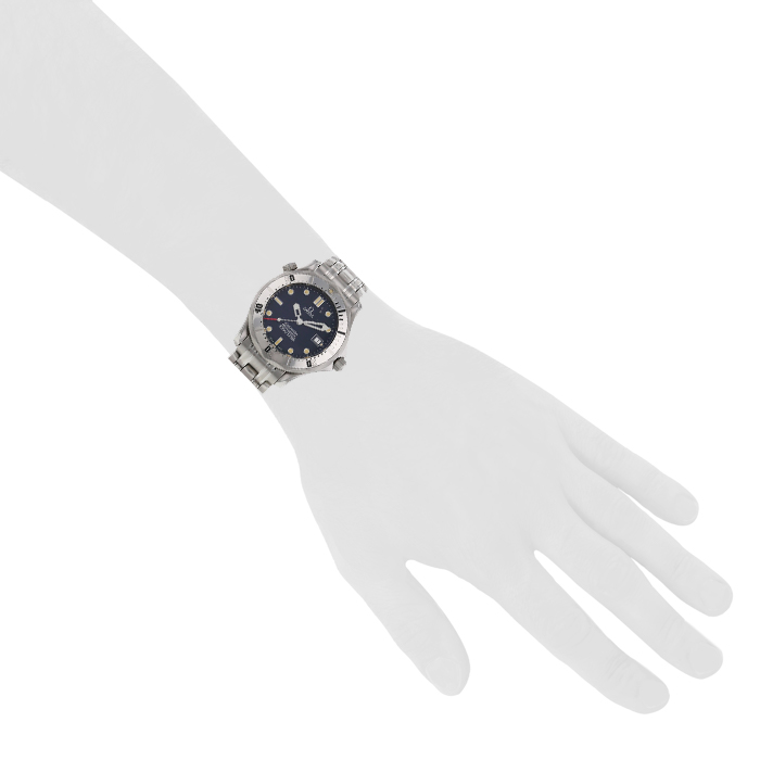 Montre Omega Seamaster en acier Vers 1990 - Detail D1