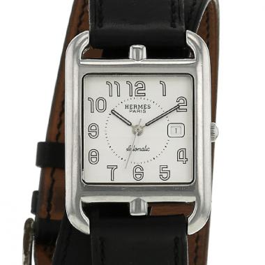 Hermes Cape Cod watch in stainless steel Ref:  CC1.710  Circa  2010