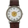 Montre Hermes Sellier - wristwatch en plaqué or et acier - 00pp thumbnail