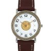 Reloj Hermes Sellier de acero y oro chapado Circa  1990 - 00pp thumbnail