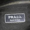Sac à main Prada Vintage en toile noire et cuir noir - Detail D3 thumbnail