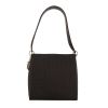 Dior Lady Dior handbag in dark brown canvas cannage - 360 thumbnail