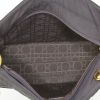 Dior Lady Dior handbag in dark brown canvas cannage - Detail D2 thumbnail