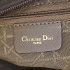 Dior Lady Dior handbag in dark brown canvas cannage - Detail D3 thumbnail