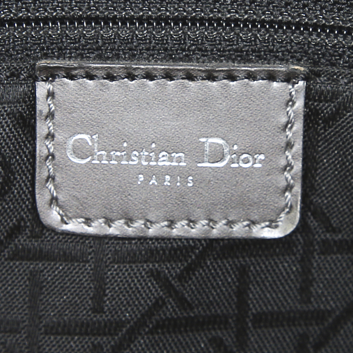 Dior Dior Malice large model handbag in brown patent leather - Detail D4