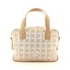 Chanel Petit Shopping handbag in beige monogram canvas - 360 thumbnail