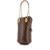 Louis Vuitton small model handbag in brown monogram canvas and natural leather - 00pp thumbnail