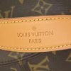 Bolso de mano Louis Vuitton modelo pequeño en lona Monogram marrón y cuero natural - Detail D3 thumbnail