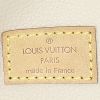 Shopping bag Louis Vuitton Sac Plat in tela monogram cerata marrone e pelle naturale - Detail D3 thumbnail