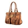 Prada Antic Buckles handbag in brown leather - 00pp thumbnail