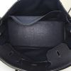 Hermes Birkin 40 cm handbag in dark blue leather taurillon clémence - Detail D2 thumbnail