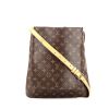 Louis Vuitton Musette Salsa large model shoulder bag in brown monogram canvas and natural leather - 360 thumbnail