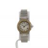 Reloj Cartier Santos de oro y acero - 360 thumbnail