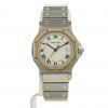 Reloj Cartier Santos de oro y acero - 360 thumbnail