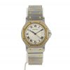 Cartier Santos watch in gold and stainless steel - 360 thumbnail