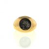 Bulgari Monete ring in yellow gold and silver - 360 thumbnail