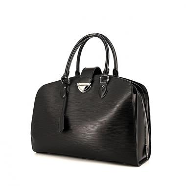 Bolso de mano Louis Vuitton Alma modelo grande en cuero Epi negro