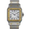 Cartier Santos Galbée watch in gold and stainless steel - 00pp thumbnail