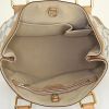 Louis Vuitton handbag in azur damier canvas and natural leather - Detail D2 thumbnail