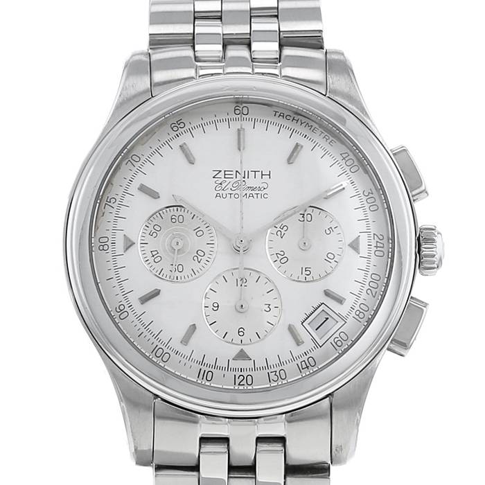 Zenith El Primero watch in stainless steel Ref:  02.0501.400 Circa  2000 - 00pp