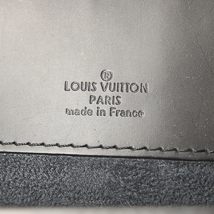 Sac à main Louis Vuitton en cuir épi noir - Detail D3