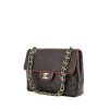 Bolso de mano Chanel Vintage en cuero acolchado bicolor negro y rojo - 00pp thumbnail