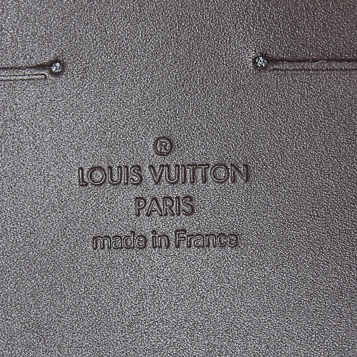 Borsa Louis Vuitton Sunset Boulevard in pelle verniciata monogram bordeaux - Detail D3
