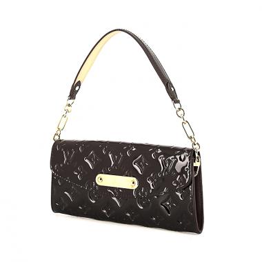 Louis Vuitton Sunset Boulevard handbag in burgundy monogram patent leather