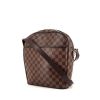 Bolso bandolera Louis Vuitton Ipanema en lona a cuadros marrón y cuero marrón - 00pp thumbnail