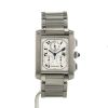 Cartier Tank Française Chrono watch in stainless steel Ref:  2303 - 360 thumbnail