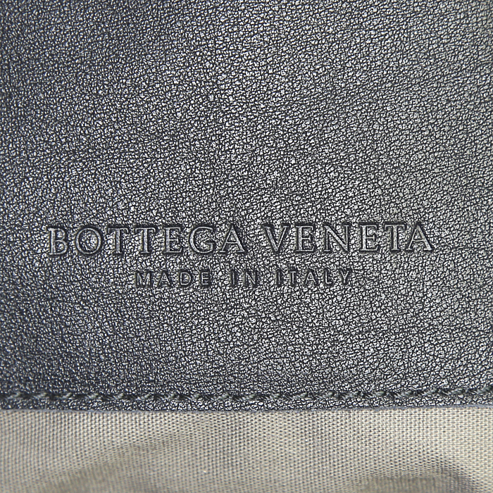 Sac cabas Bottega Veneta en cuir noir et cuir tressé noir - Detail D3