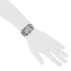 Cartier Tank Solo  large watch in stainless steel Ref:  3800 Circa  2010 - Detail D1 thumbnail