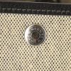 Hermes Garden shopping bag in beige canvas and navy blue leather - Detail D3 thumbnail