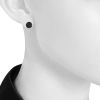 Paire de clous d'oreilles Pomellato Sabbia en or rose et diamants noirs - Detail D1 thumbnail