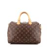 Louis Vuitton Speedy 30 handbag in brown monogram canvas and natural leather - 360 thumbnail