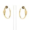 Dinh Van Menottes hoop earrings in yellow gold - 360 thumbnail