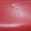 Chanel Timeless jumbo handbag in red quilted grained leather - Detail D4 thumbnail