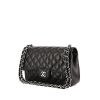 Bolso de mano Chanel Timeless jumbo en cuero granulado negro - 00pp thumbnail