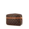 Pochette Louis Vuitton Compiègne in tela monogram marrone e pelle naturale - 00pp thumbnail