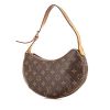 Louis Vuitton Croissant small model handbag in brown monogram canvas and natural leather - 00pp thumbnail