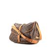 Louis Vuitton Saumur shoulder bag in brown monogram canvas and natural leather - 00pp thumbnail