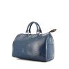 Sac à main Louis Vuitton Speedy 30 en cuir épi bleu - 00pp thumbnail