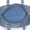 Bolso de mano Louis Vuitton Speedy 30 en cuero Epi azul - Detail D2 thumbnail