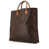 Louis Vuitton Louis Vuitton Sac Plat handbag in brown monogram canvas and natural leather - 00pp thumbnail