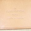 Borsa da viaggio Louis Vuitton Alize in tela monogram marrone e pelle naturale - Detail D3 thumbnail