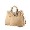 Dior Diorissimo large model handbag in beige grained leather - 00pp thumbnail